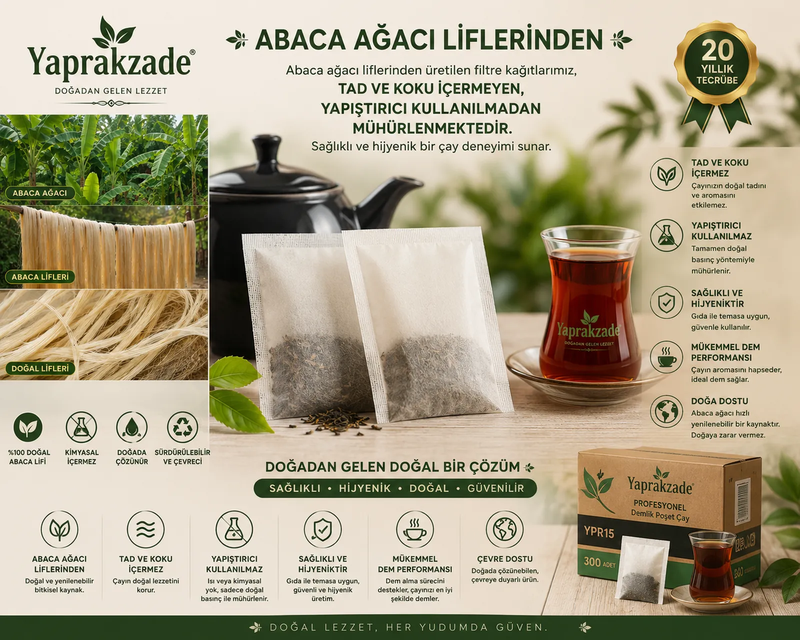 Abaca Filtre Kağıdı — Doğal Süzme