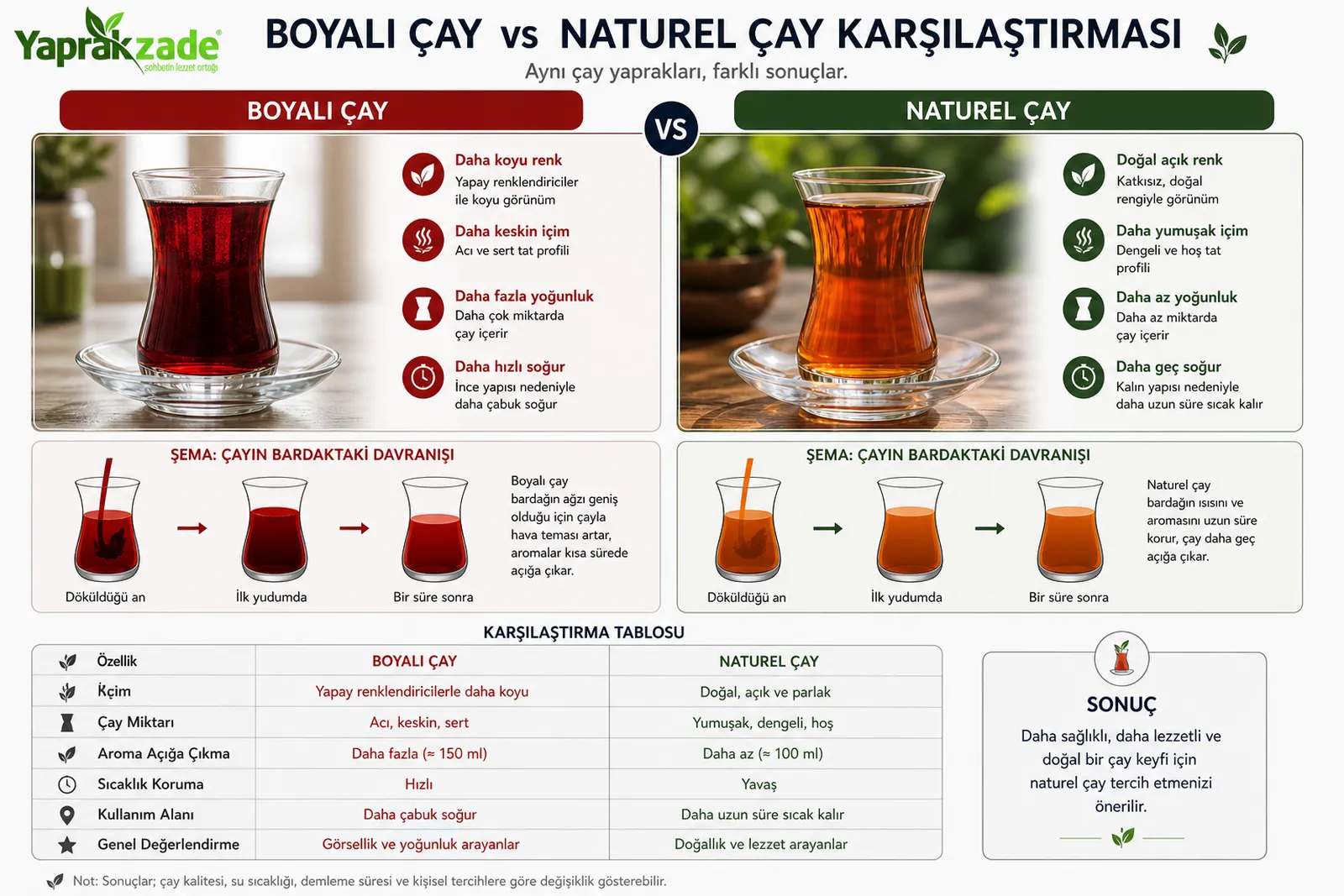 Boyalı Çay Nasıl Anlaşılır?