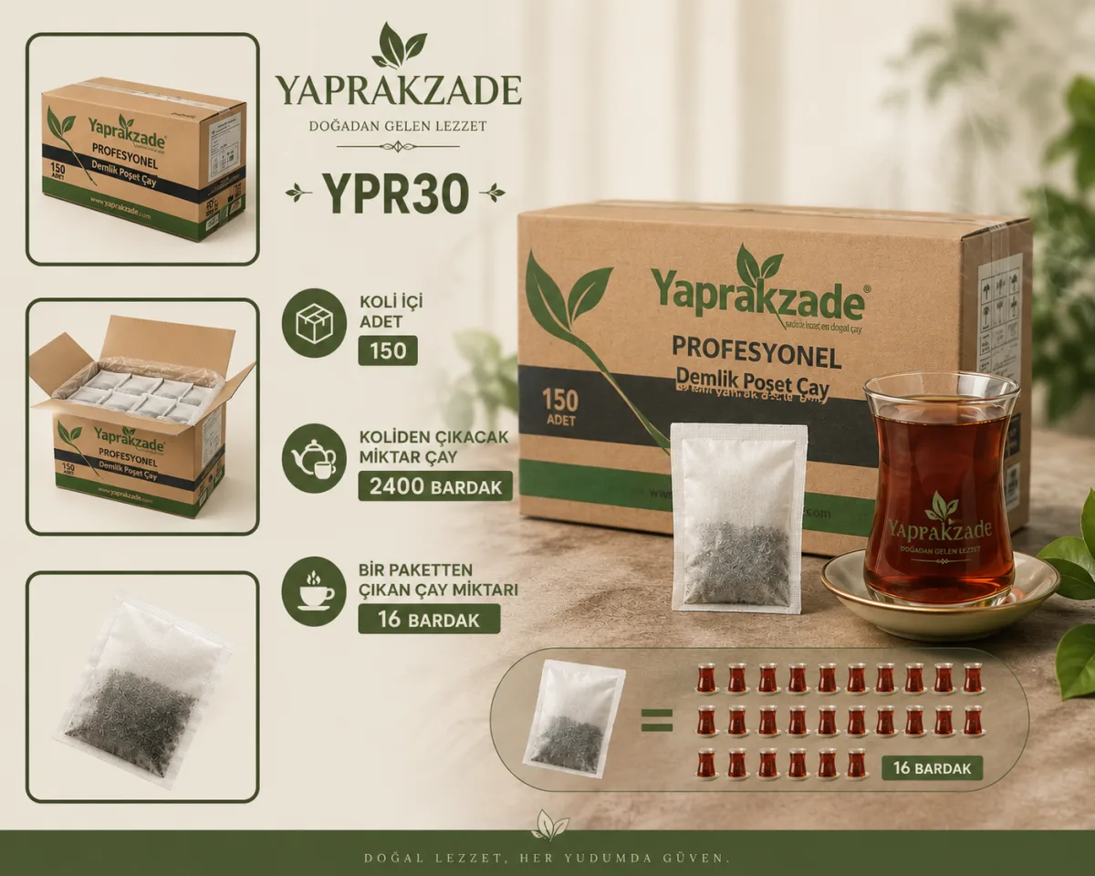 Yaprakzade 1 Elek Demlik Siyah Çay 30g