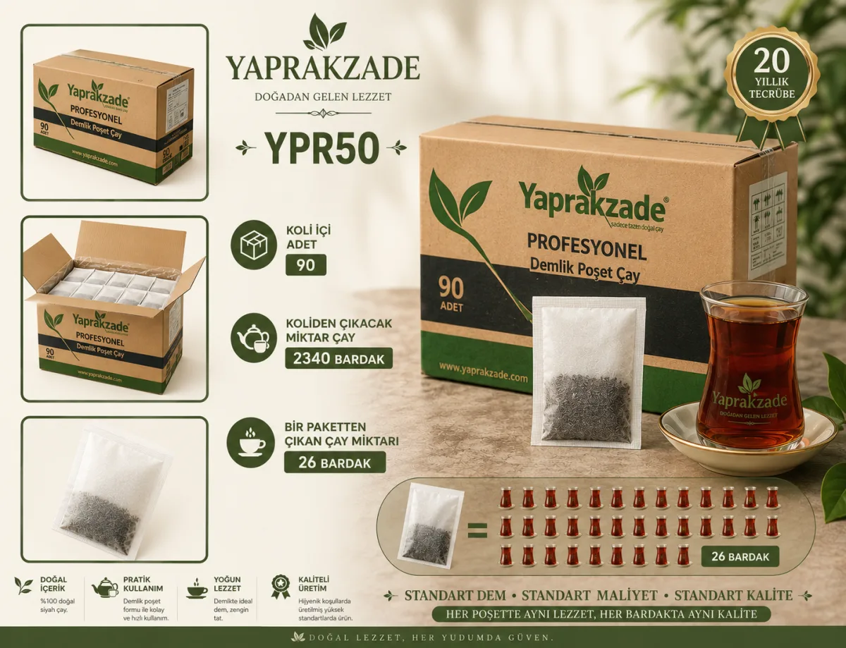 Yaprakzade 1 Elek Demlik Siyah Çay 50g